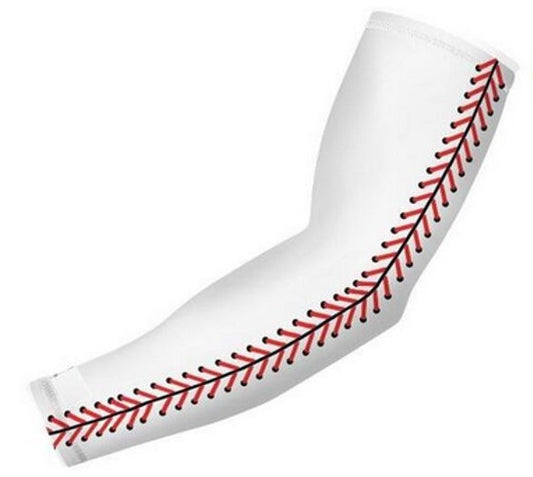 Baseball Stitch Compression Arm Sleeve