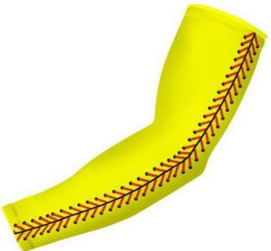 Softball Stitch Compression Arm Sleeve