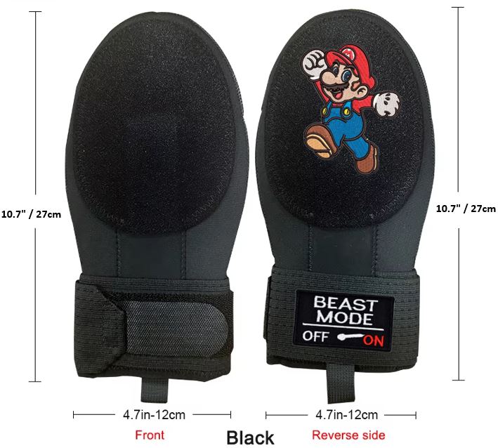 Beast Mode On Baseball Sliding Mitt Glove Super Mario