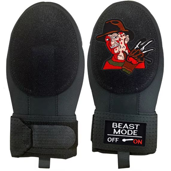 Beast Mode On Baseball Sliding Mitt Glove Freddy Black