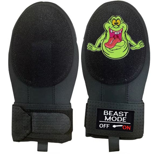 Beast Mode On Baseball Sliding Mitt Glove Slimer Ghost Black