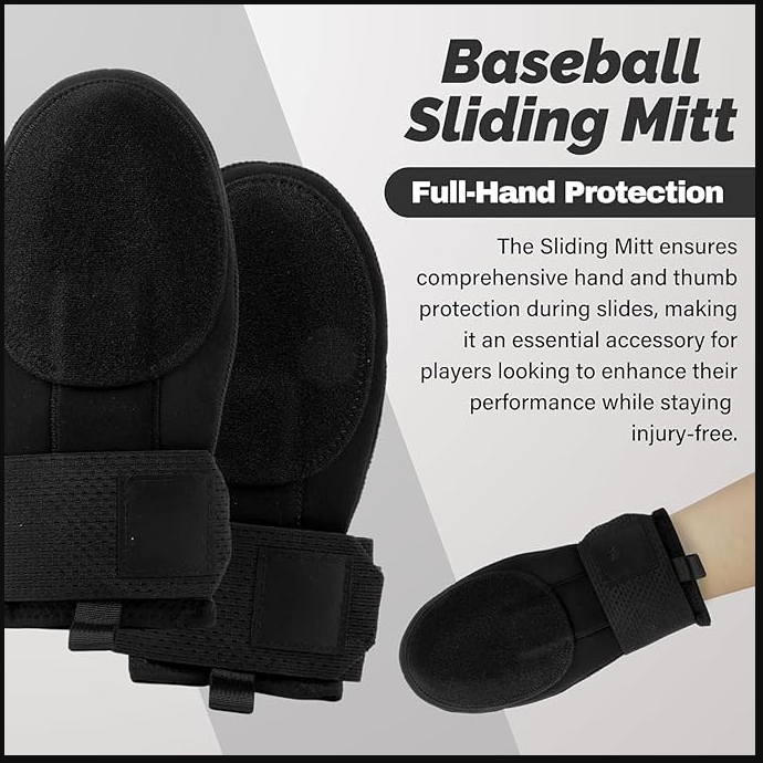 Youth Baseball Sliding Mitt Glove Strawberry Sprinkle Ice Cream Drip