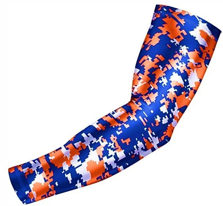 Sports Performance Compression Arm Sleeve Orange Blue Gators, Mets Digital Camo