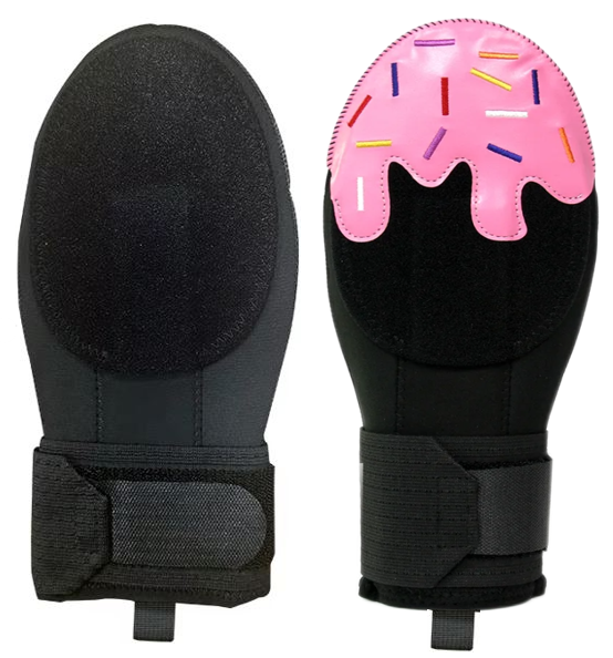 Youth Baseball Sliding Mitt Glove Strawberry Sprinkle Ice Cream Drip