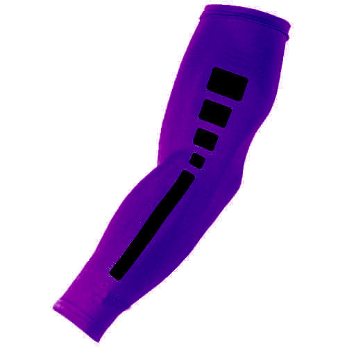 Baseball Football Compression Arm Sleeve Purple Elite