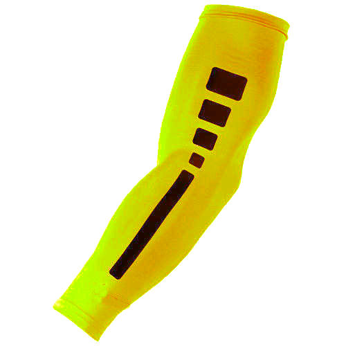 Baseball Football Compression Arm Sleeve Yellow Elite